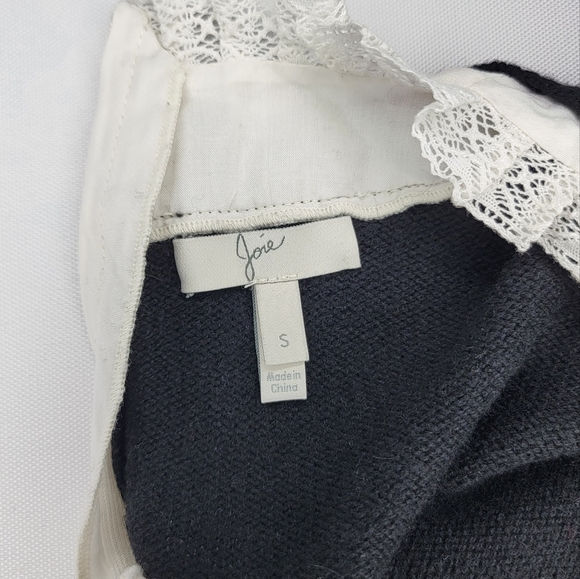 Joie Women's Affie Wool & Cashmere Lace Trim Layered Knit Sweater Size S - Picture 13 of 15